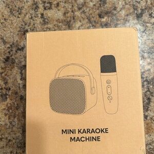 Mini Karaoke Machine with Microphone